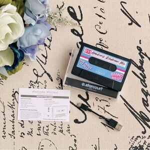 Stranger Things Hawkins Reunion 80’s Retro Cassette Mini Bluetooth Speaker